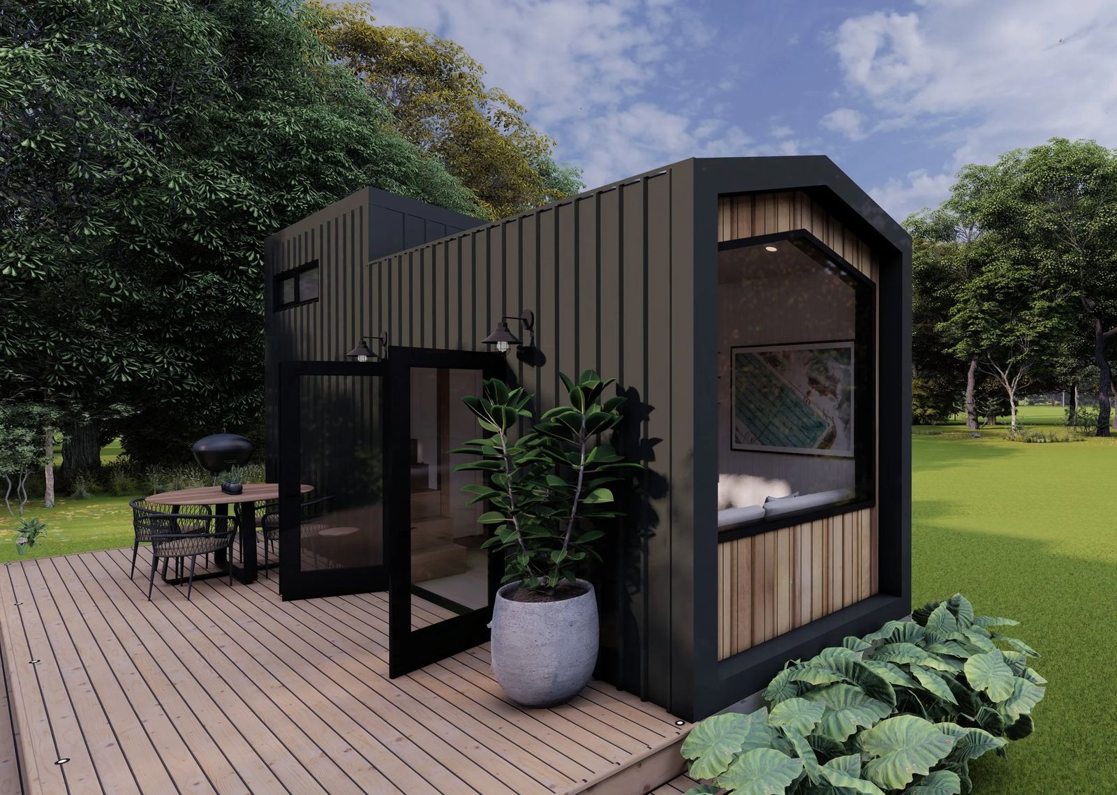 1770 tiny house on wheels exterior